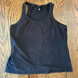 Eileen Fisher cotton lycra tank top Sz. L black